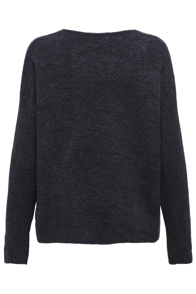 Jacqueline de Yong blauwe dames trui | Achteraanzicht