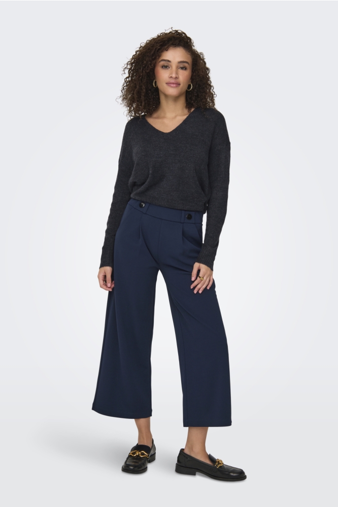 Jacqueline de Yong blauwe dames trui | Model