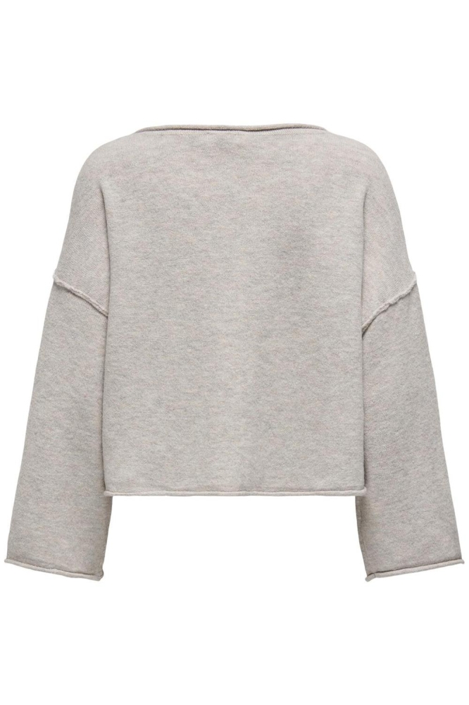 Jacqueline de Yong grijze dames trui | Achteraanzicht