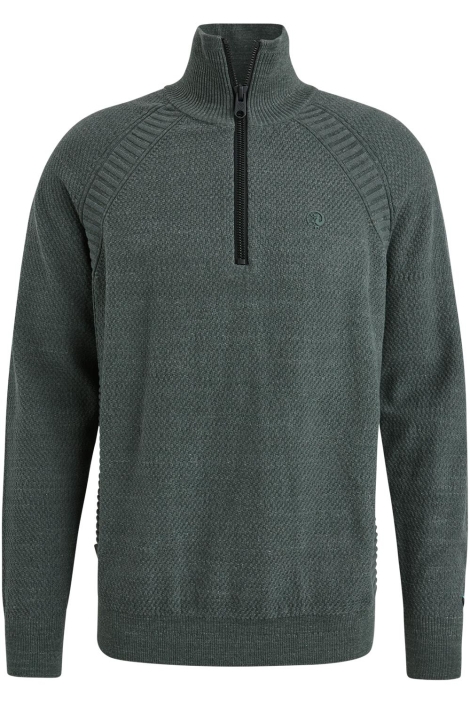 Cast Iron groene heren trui | Vooraanzicht