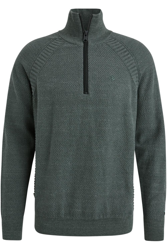 Cast Iron groene heren trui | Vooraanzicht