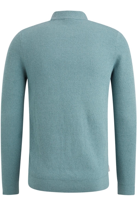 Cast Iron blauwe heren trui | Achteraanzicht