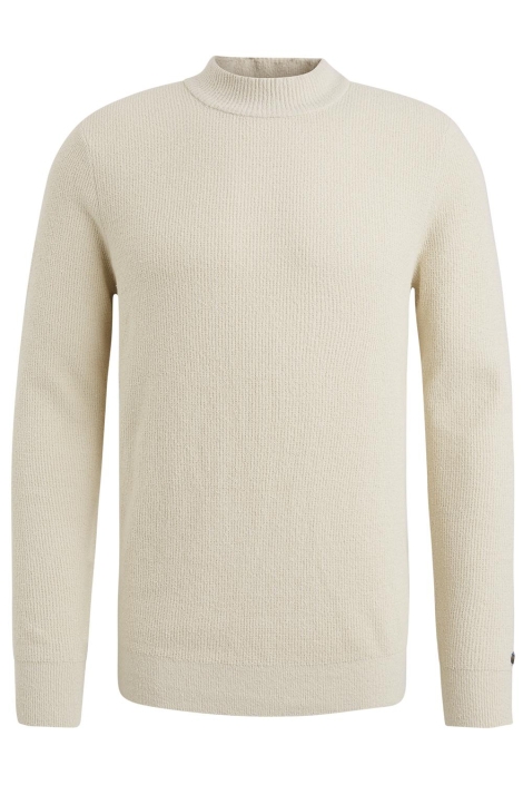 Cast Iron beige heren trui | Vooraanzicht