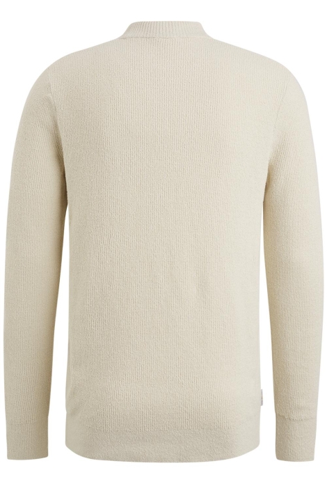 Cast Iron beige heren trui | Achteraanzicht