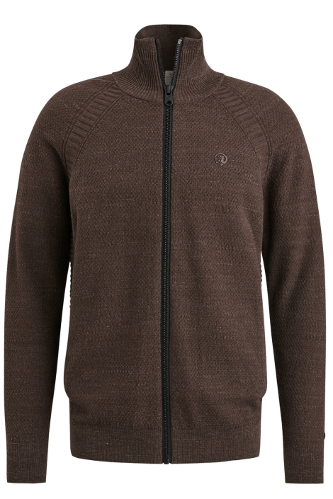 Cast Iron bruine heren vest | Vooraanzicht