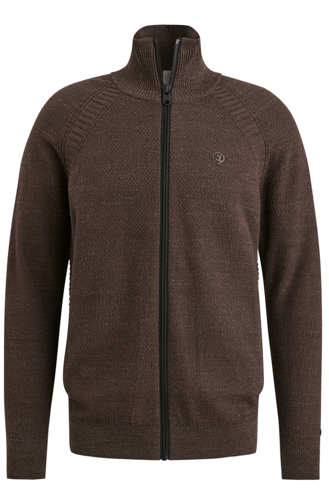 Cast Iron bruine heren vest | Vooraanzicht