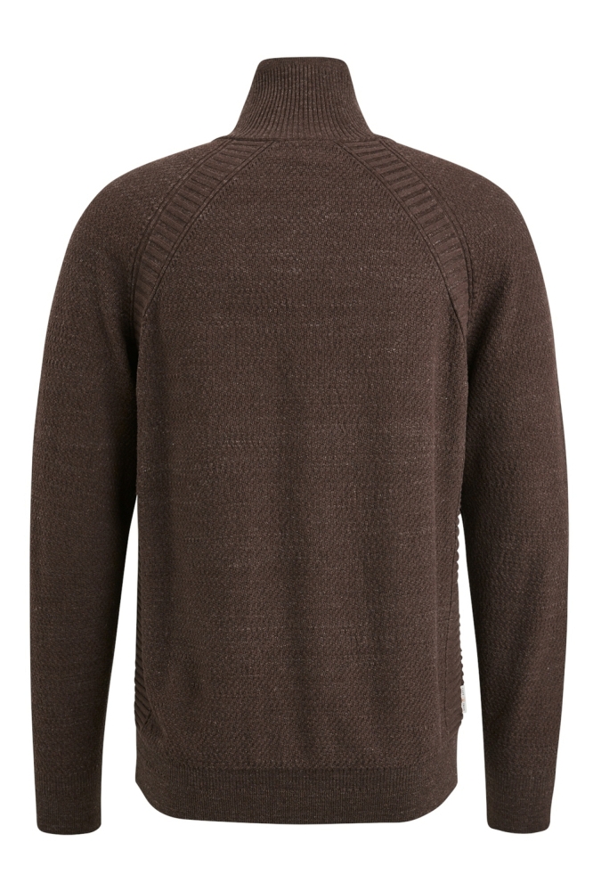 Cast Iron bruine heren vest | Achteraanzicht