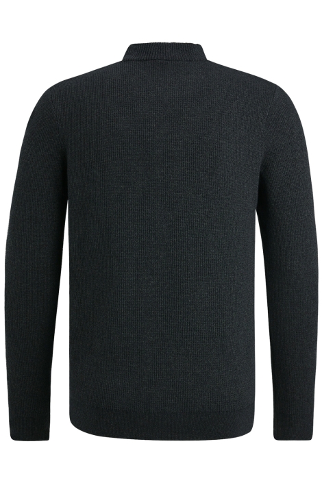 Cast Iron zwarte heren trui | Achteraanzicht