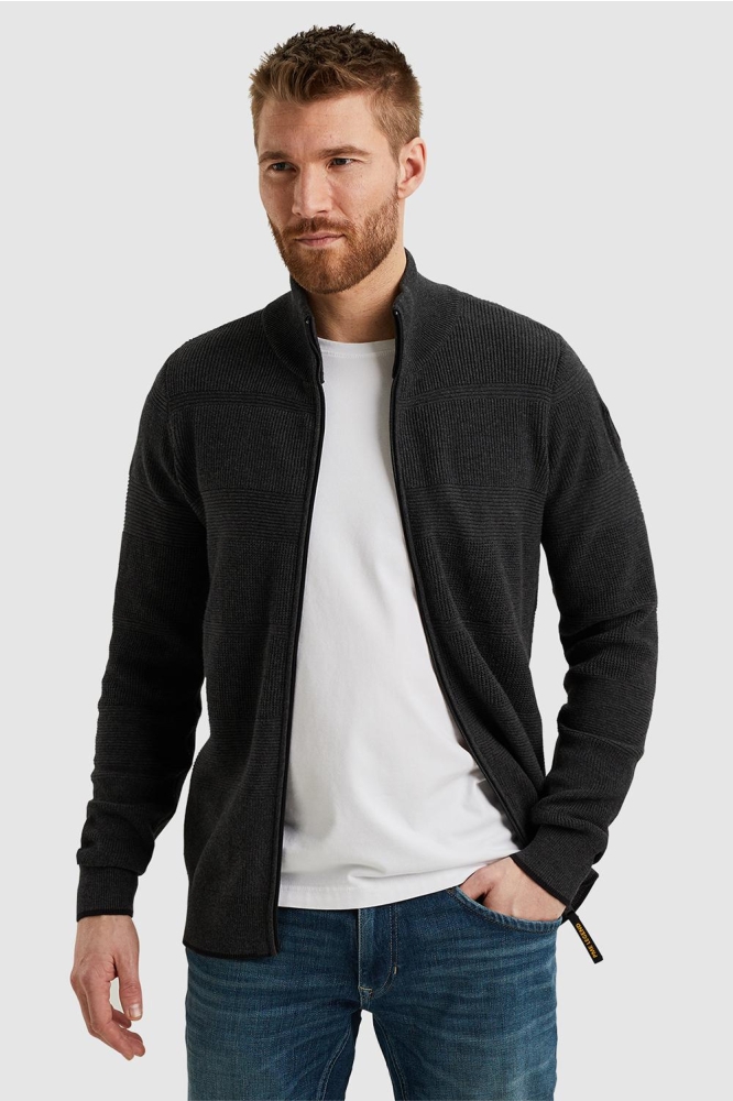 PME legend grijze heren vest | Model vooraanzicht