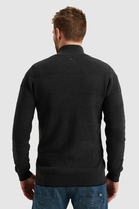 PME legend grijze heren vest | Model achteraanzicht