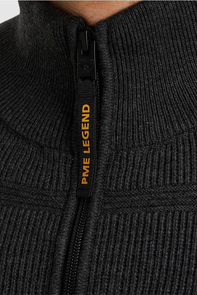 PME legend grijze heren vest | Close up