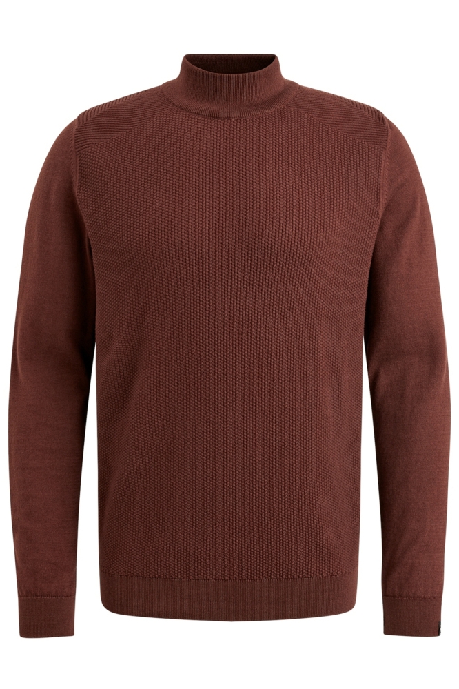 Vanguard bruine heren trui | Vooraanzicht