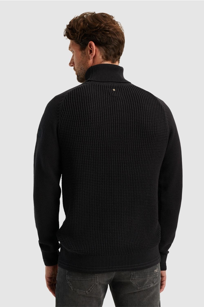 PME legend zwarte heren trui | Model achteraanzicht