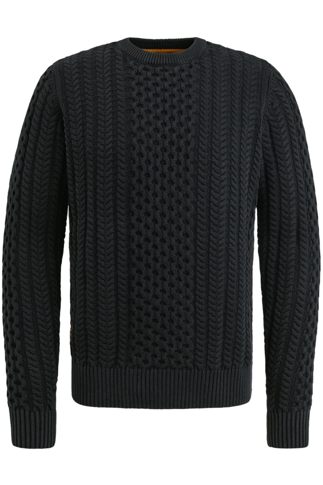 PME legend grijze heren trui | Vooraanzicht