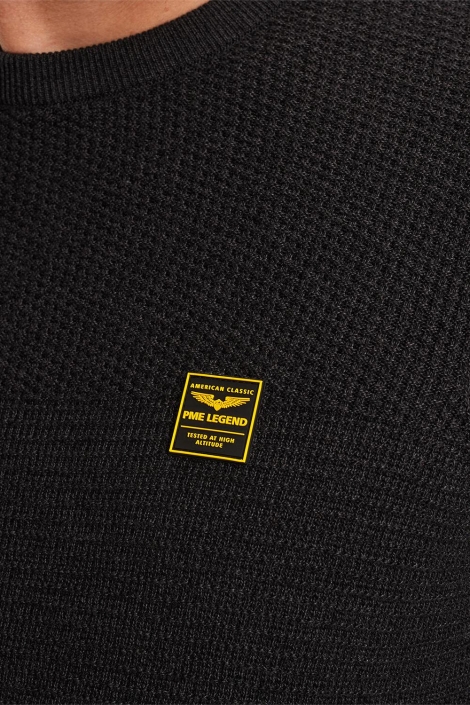 PME legend zwarte heren trui | Close up