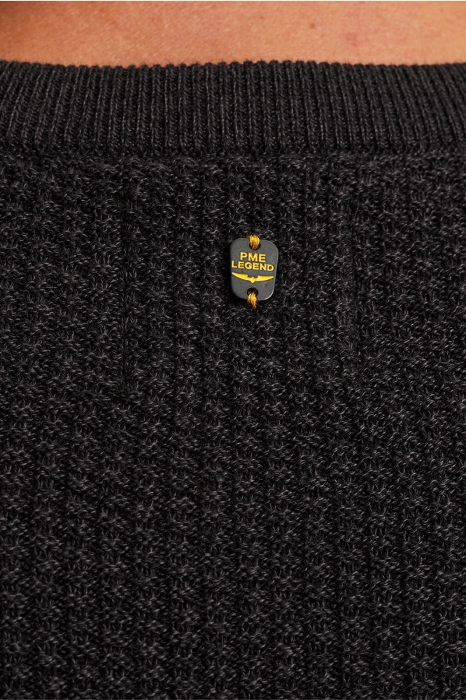 PME legend zwarte heren trui | Close up