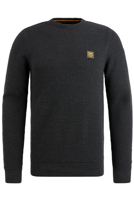 PME legend zwarte heren trui | Vooraanzicht