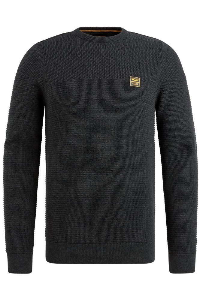 PME legend zwarte heren trui | Vooraanzicht