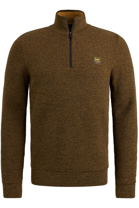 PME legend bruine heren trui | Vooraanzicht