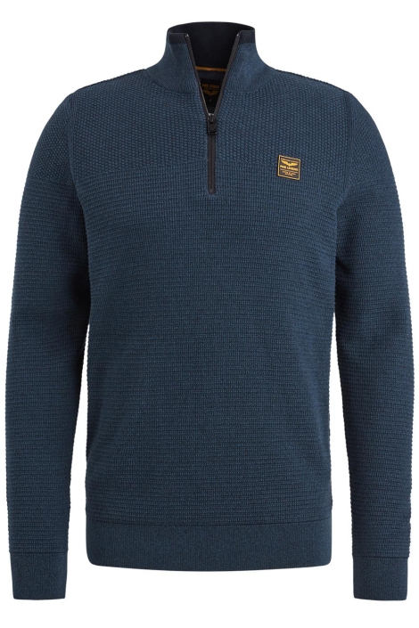 PME legend blauwe heren trui | Vooraanzicht