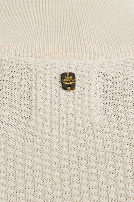 PME legend ecru heren trui | Close up