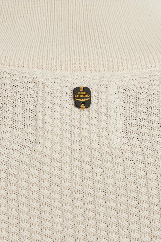 PME legend ecru heren trui | Close up