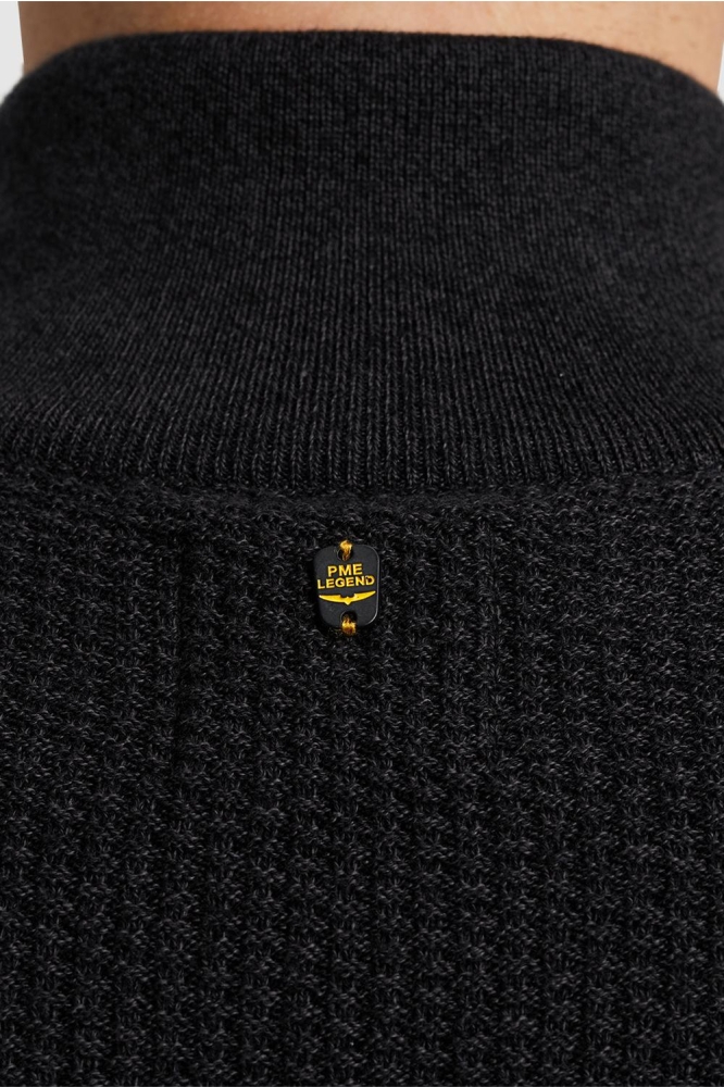 PME legend zwarte heren trui | Close up