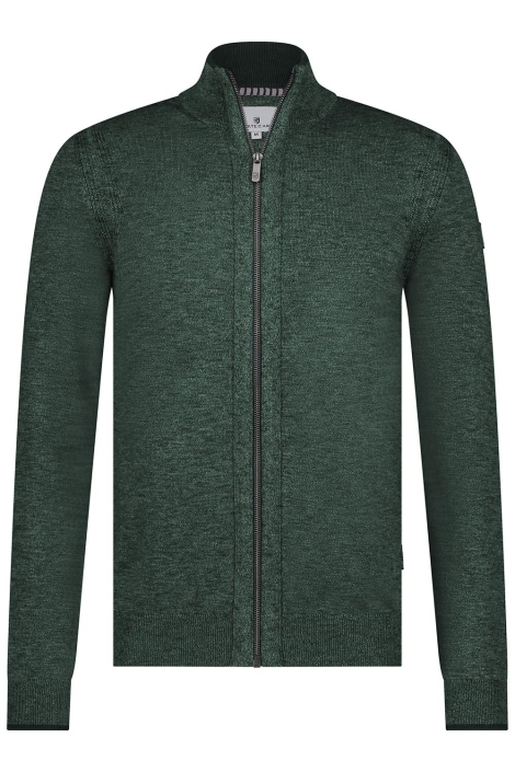 State of Art groene heren vest | Vooraanzicht