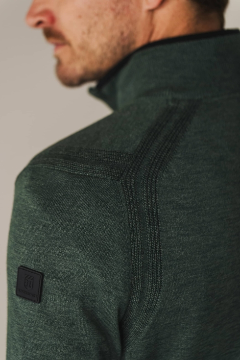 State of Art groene heren vest | Close up