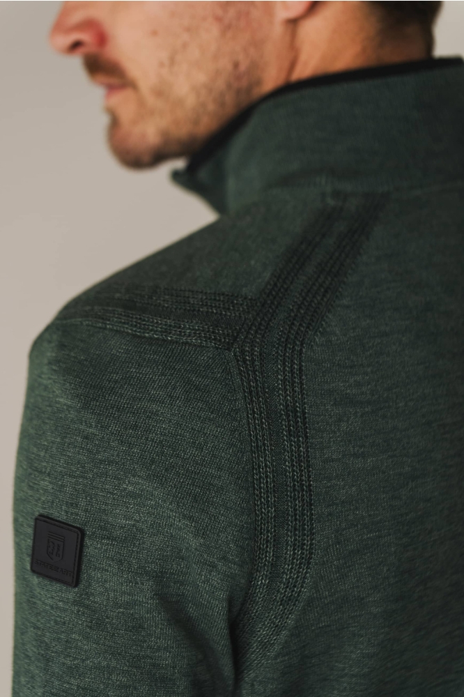 State of Art groene heren vest | Close up