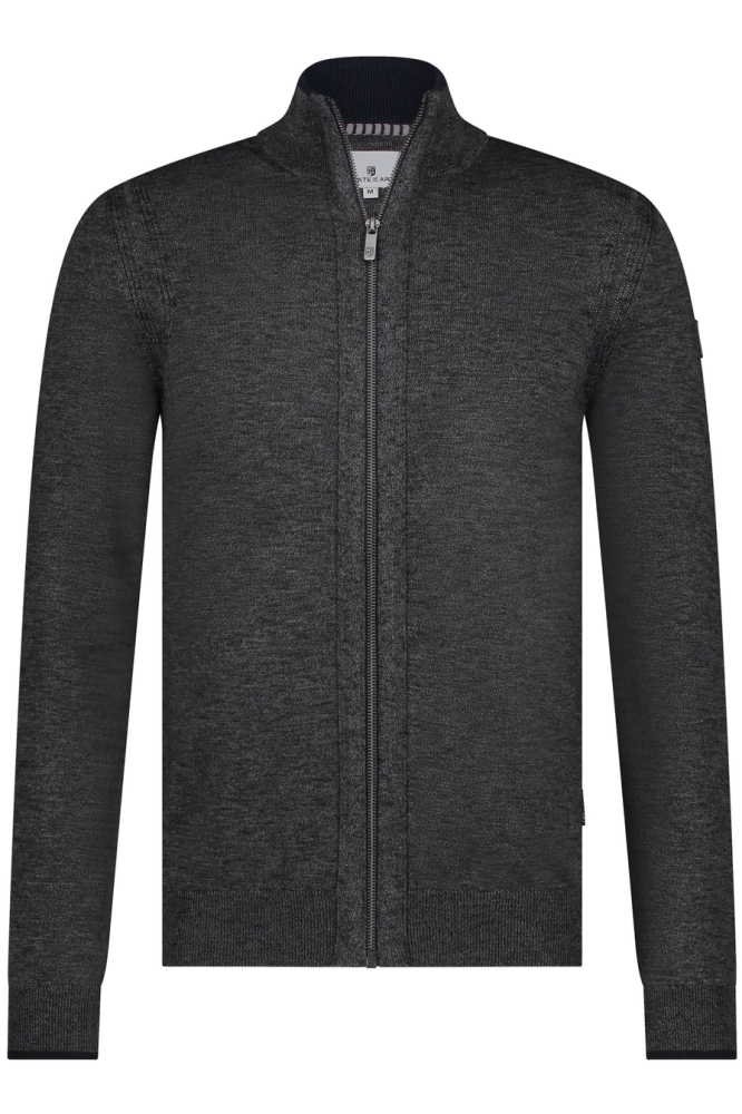 State of Art grijze heren vest | Vooraanzicht