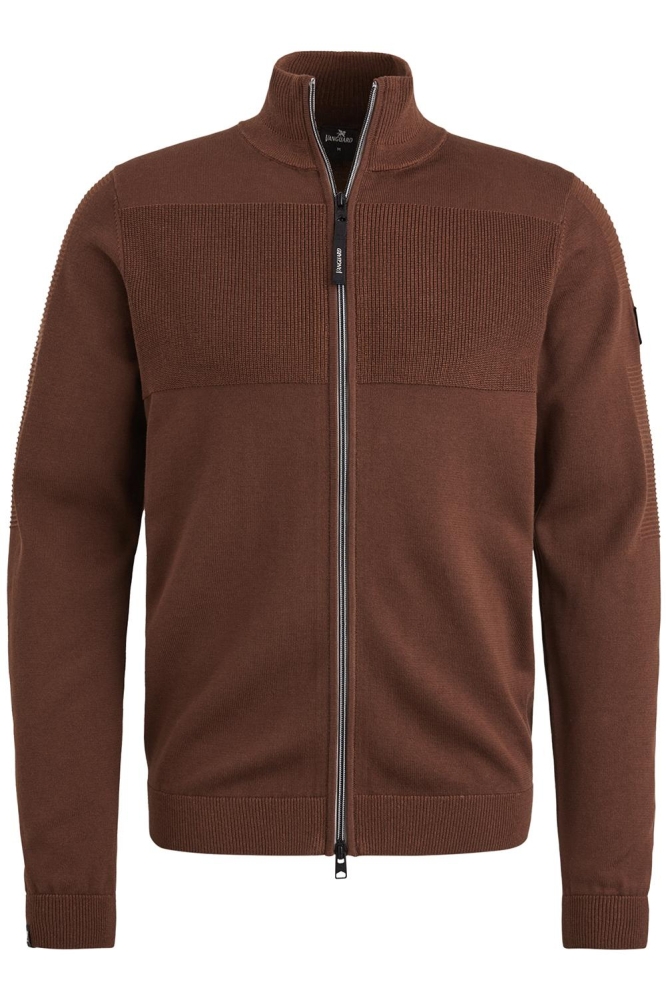 Vanguard bruine heren vest | Vooraanzicht