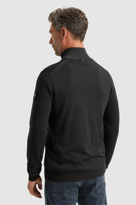 Vanguard zwarte heren vest | Model achteraanzicht