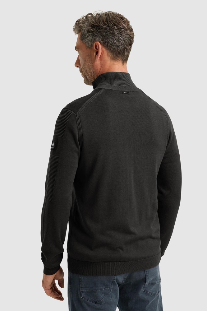 Vanguard zwarte heren vest | Model achteraanzicht