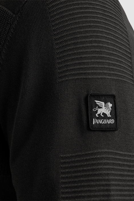 Vanguard zwarte heren vest | Close up