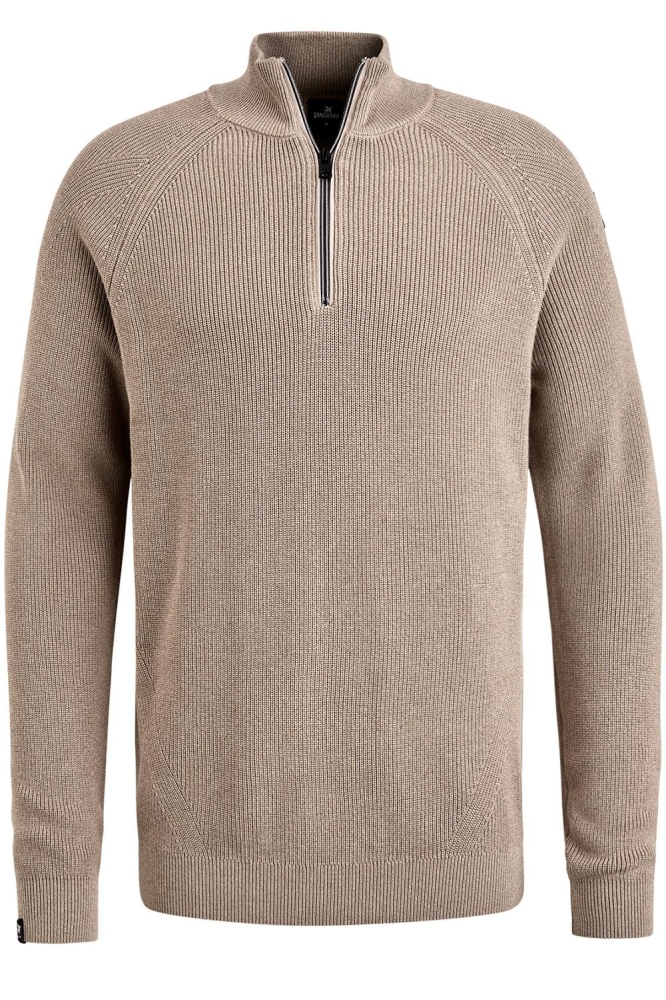 Vanguard beige heren trui | Vooraanzicht
