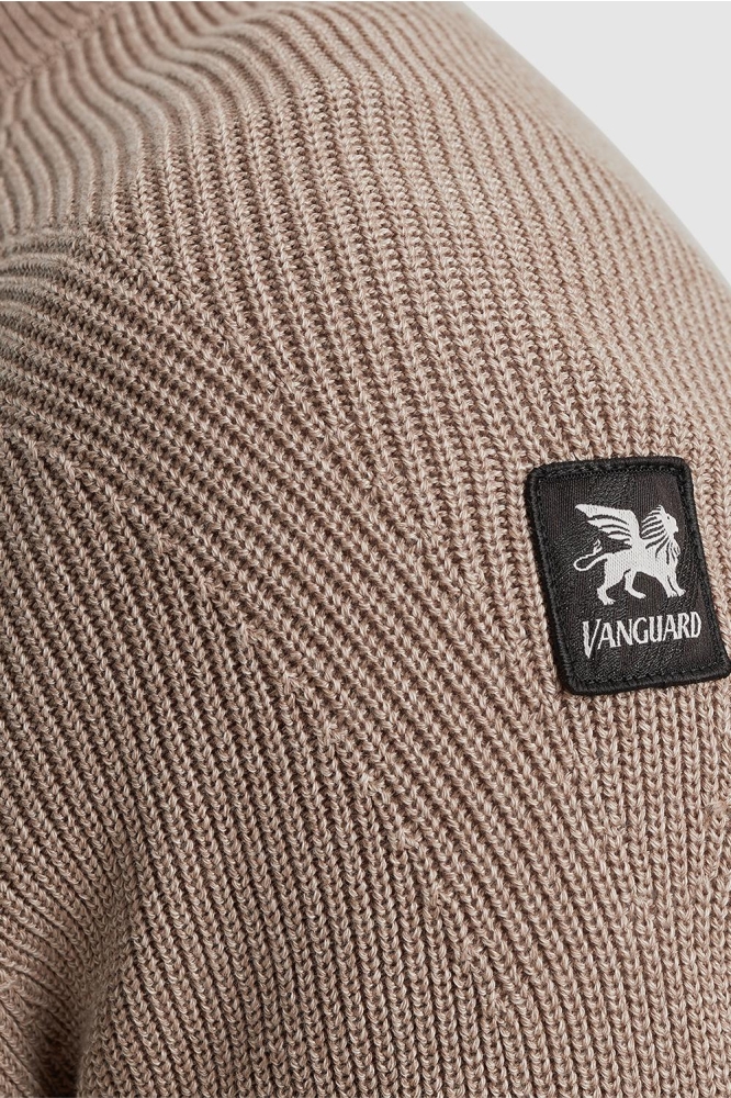 Vanguard beige heren trui | Close up