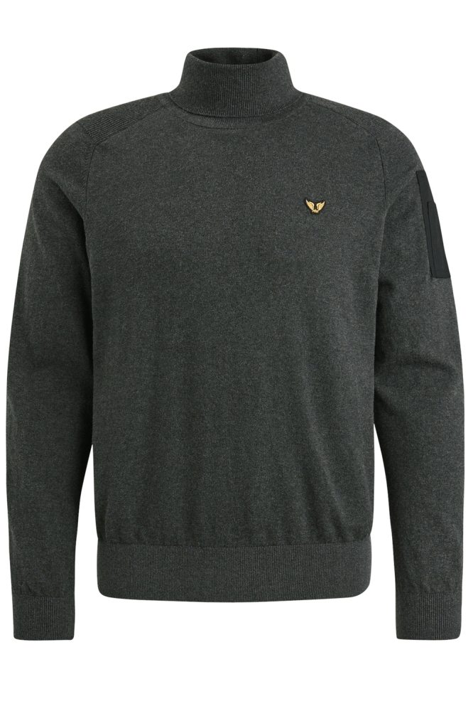 PME legend grijze heren trui | Vooraanzicht