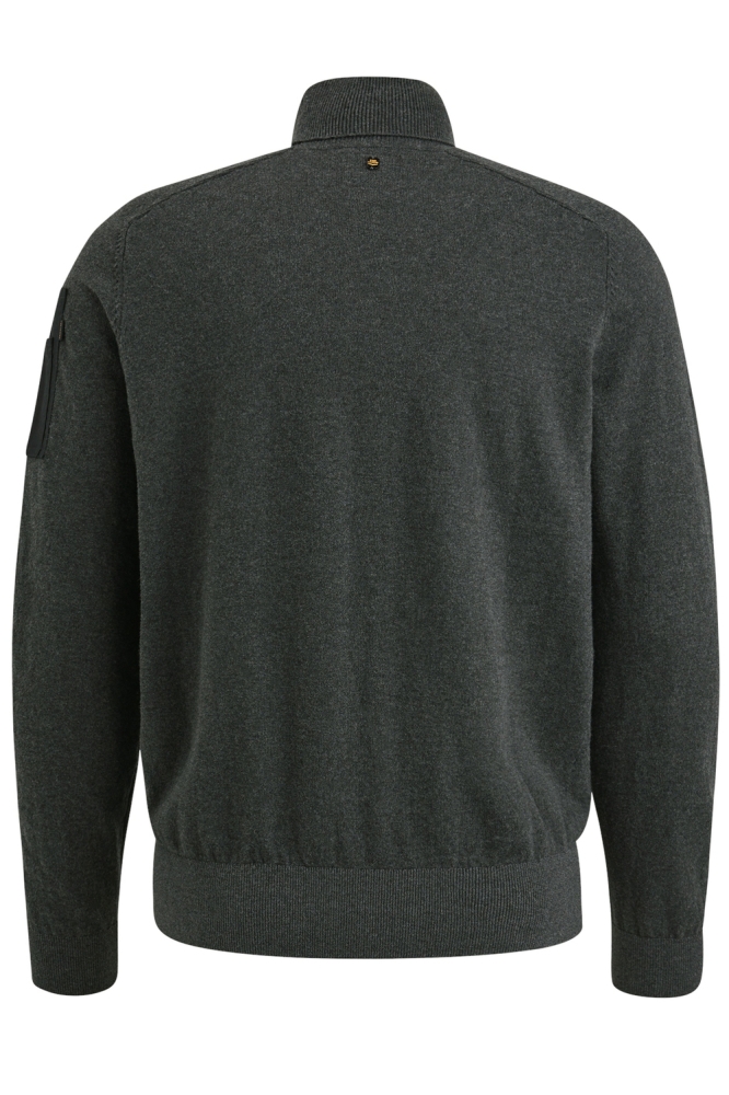 PME legend grijze heren trui | Achteraanzicht