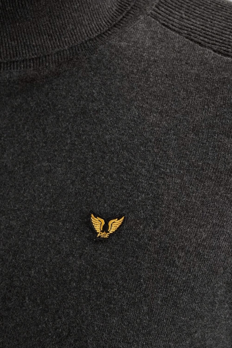 PME legend grijze heren trui | Close up