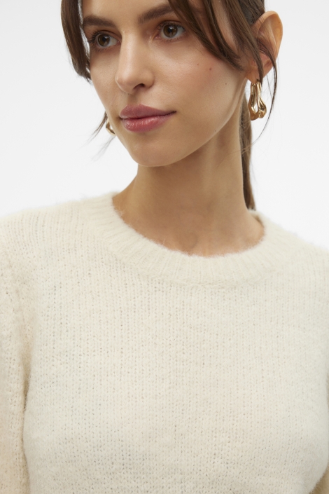 Vero Moda beige dames trui | Close up