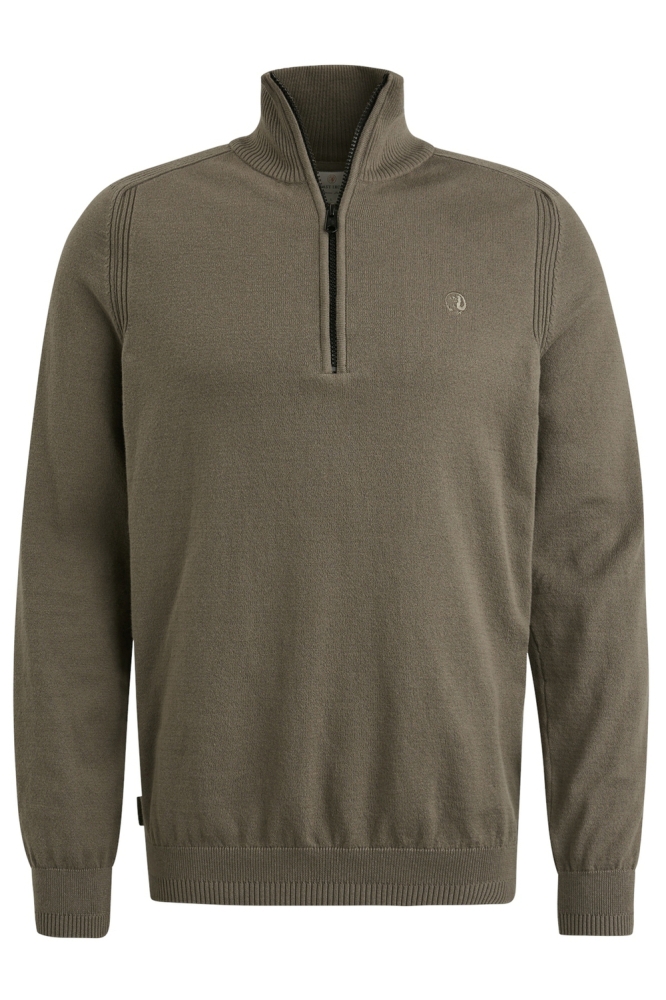 Cast Iron bruine heren trui | Vooraanzicht