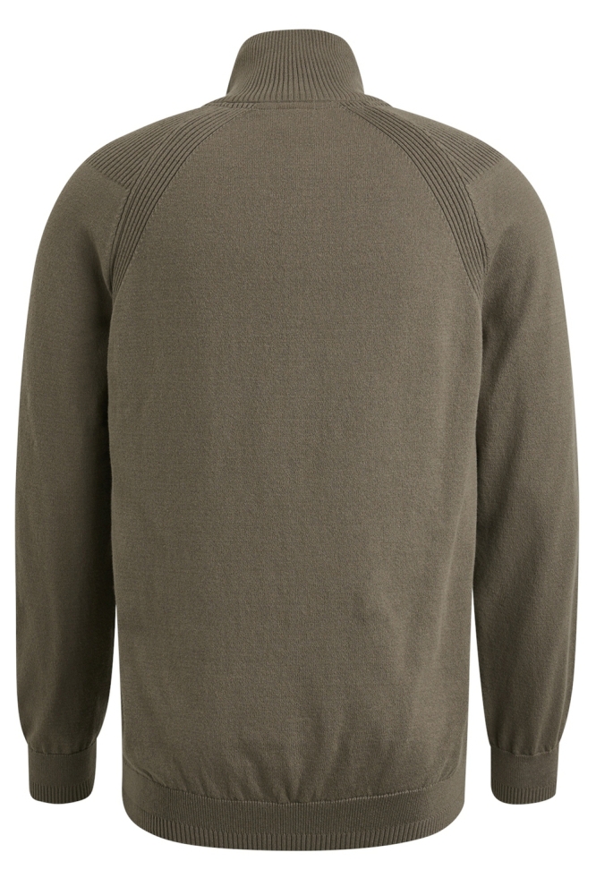 Cast Iron bruine heren trui | Achteraanzicht