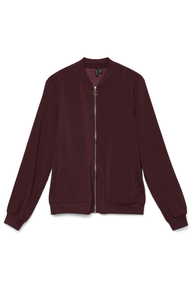 Vero Moda bordeaux dames vest | Vooraanzicht