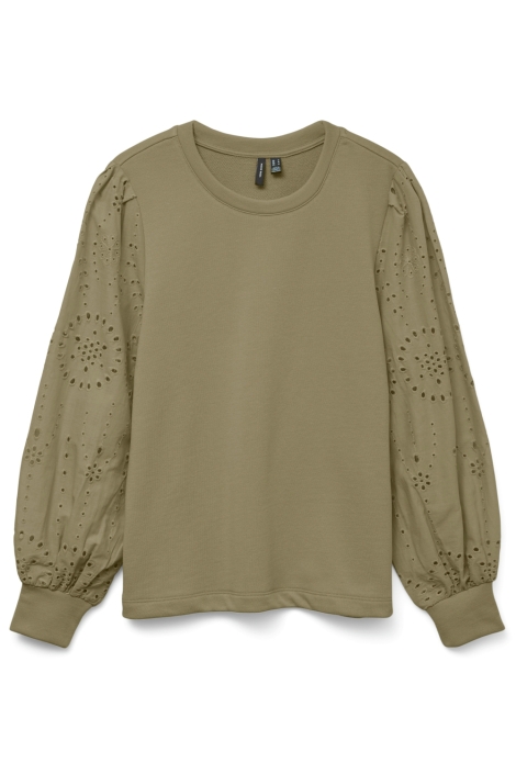 Vero Moda groene dames sweater | Vooraanzicht