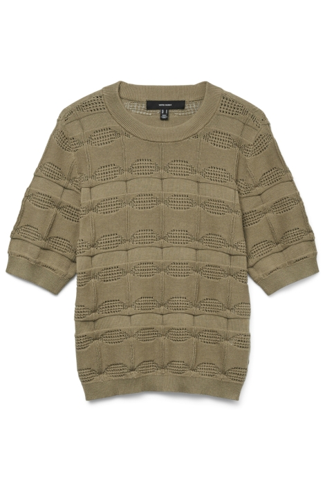 Vero Moda groene dames t-shirt | Vooraanzicht