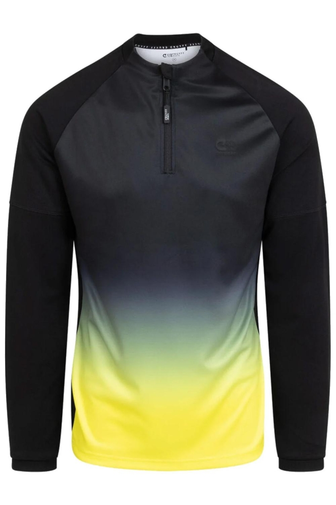 Cruyff zwarte heren sweater | Vooraanzicht