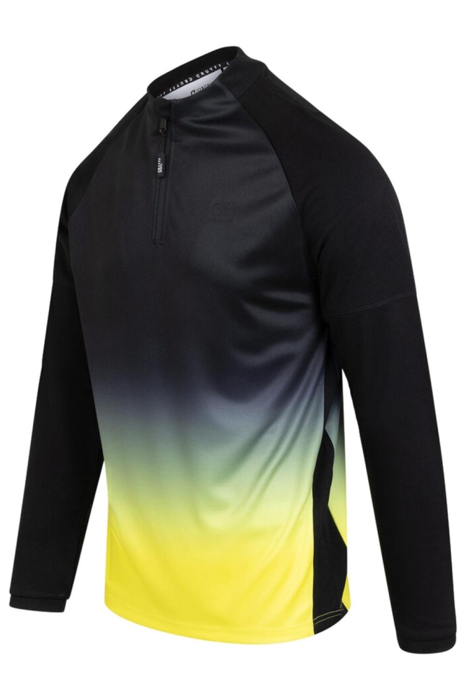 Cruyff zwarte heren sweater | Zijaanzicht