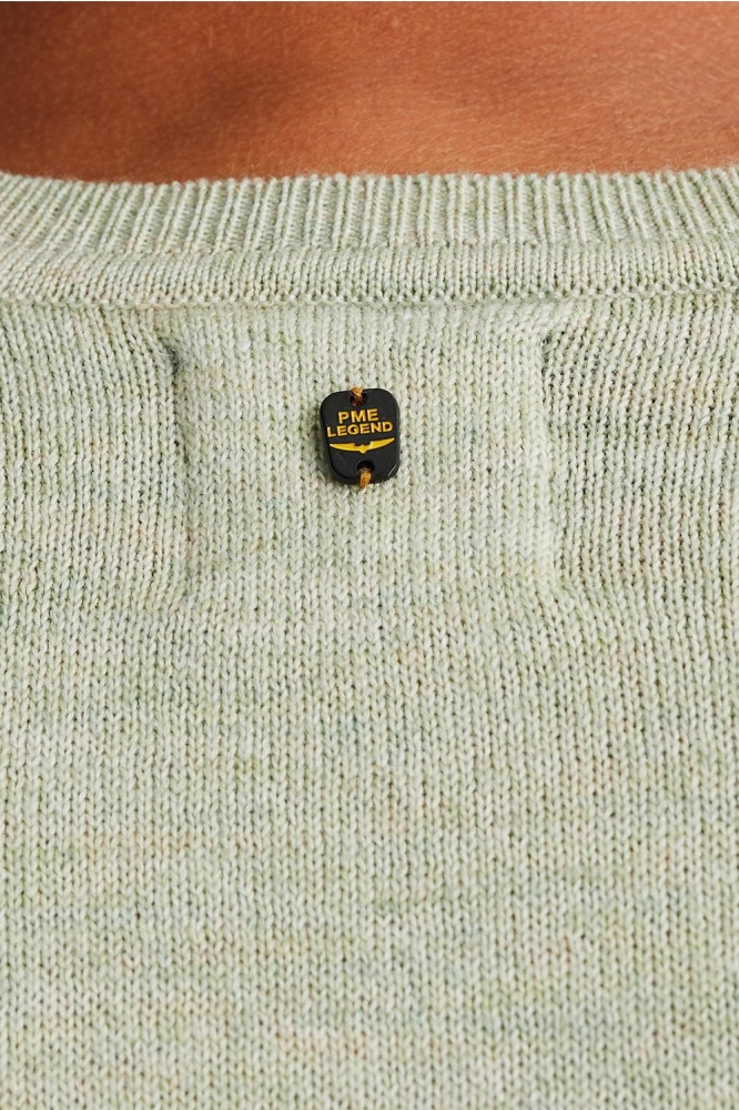 PME legend groene heren trui | Close up
