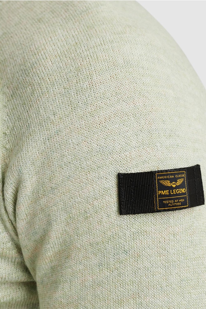 PME legend groene heren trui | Close up